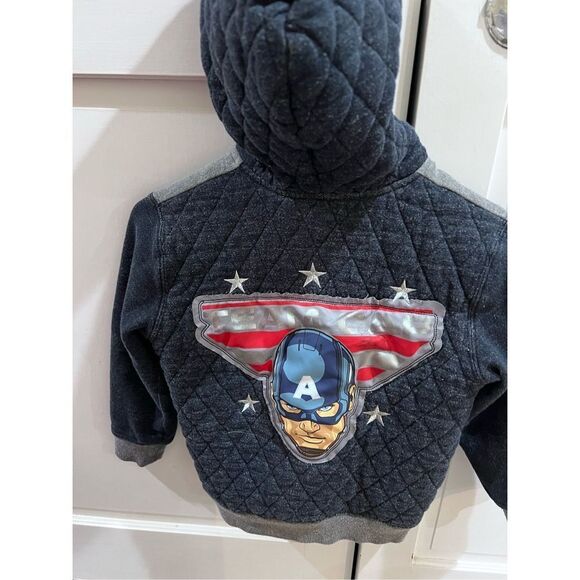 Marvel Other - Marvel Superhero Boys Captain America Jacket 5/6